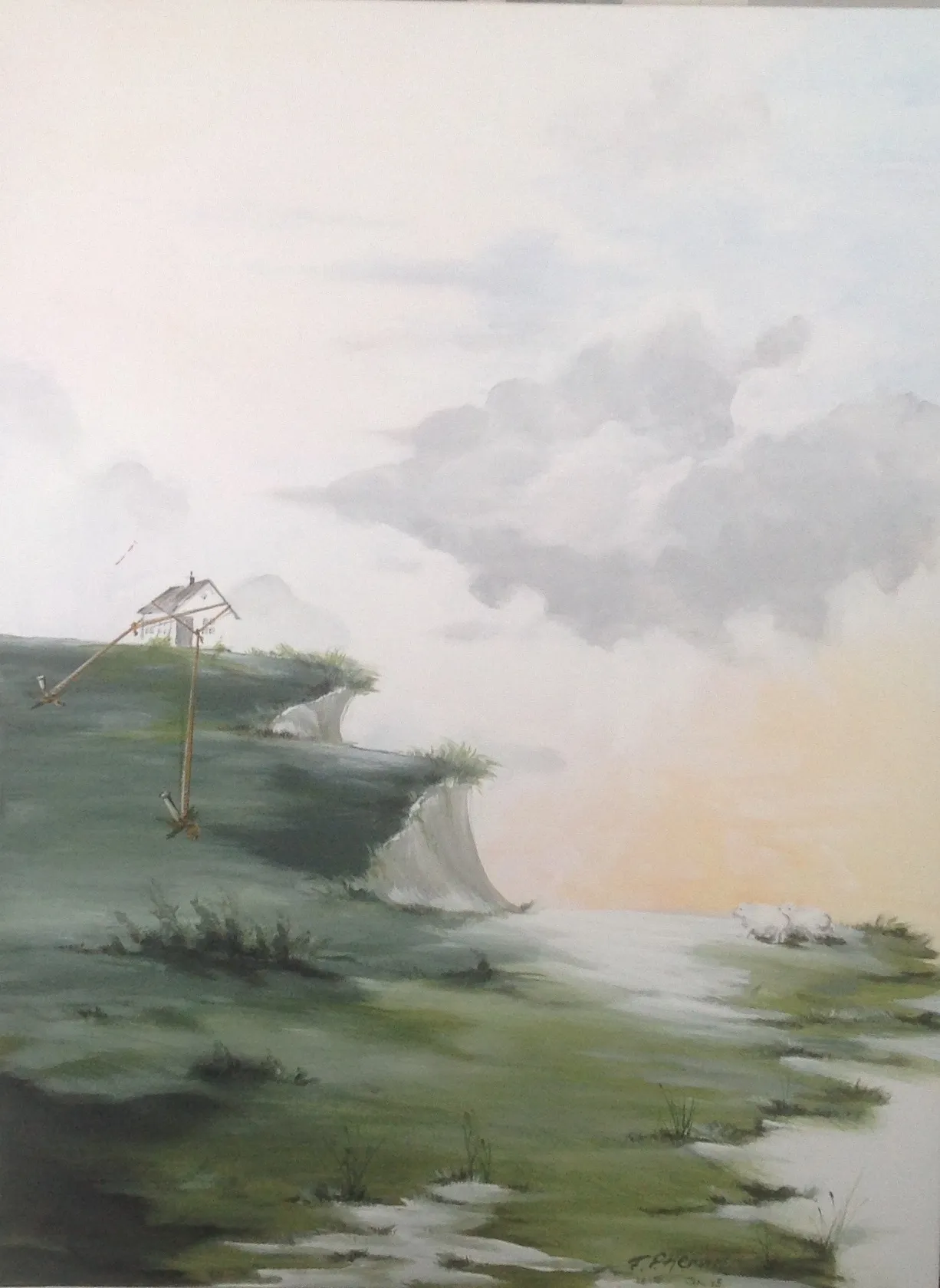 Maleri nr 87 90 cm X 120 cm